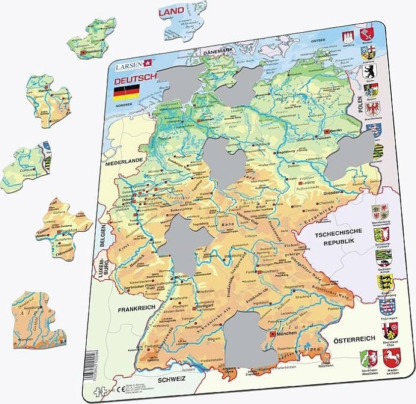 Puzzle Deutschland 50 Teile K40