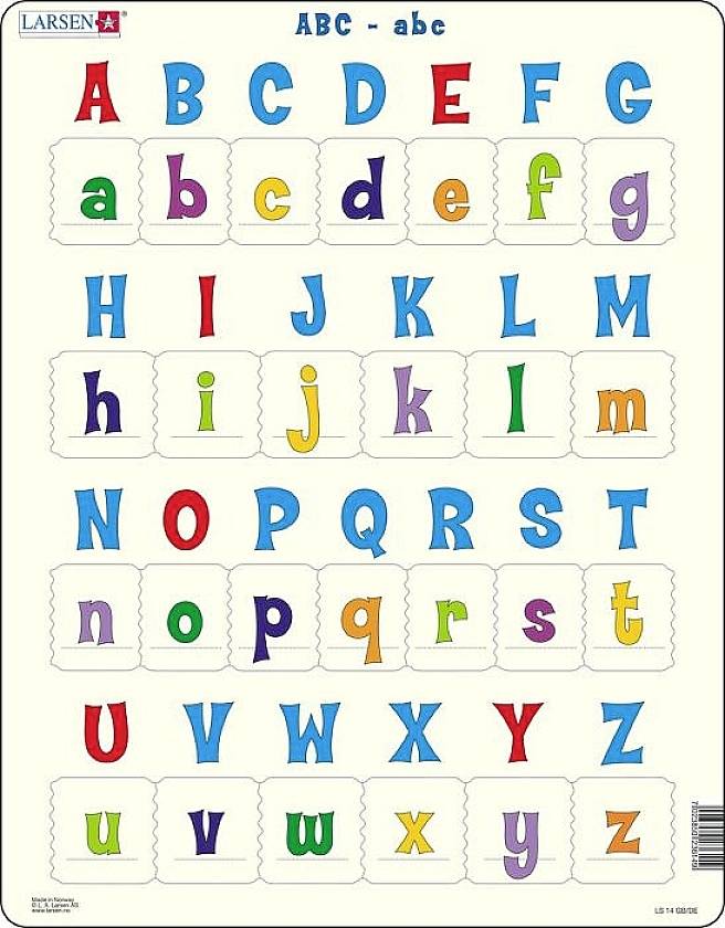 Puzzle ABC-abc 26 Teile LS14