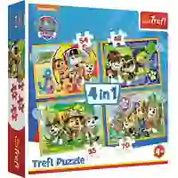 Trefl 4 in 1 Puzzle ? Paw Patrol 35, 48, 54, 70 Teile 34395 Trefl 4 in 1 Puzzle ? Paw Patrol 35, 48, 54, 70 Teile 34395