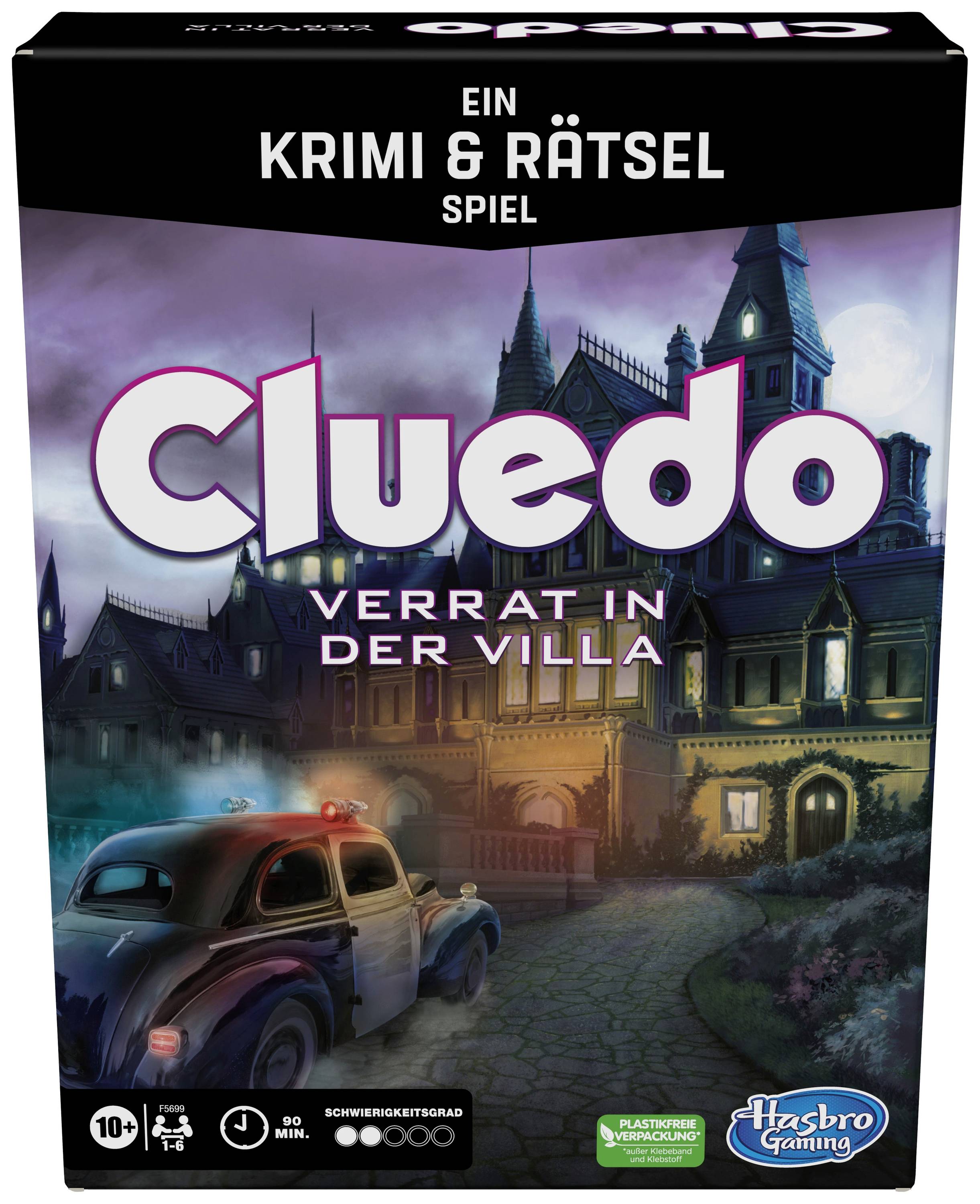 HASBRO - Cluedo Verrat in der Villa, Brettspiel, Detektiv, 10 Jahr(e), Familienspiel