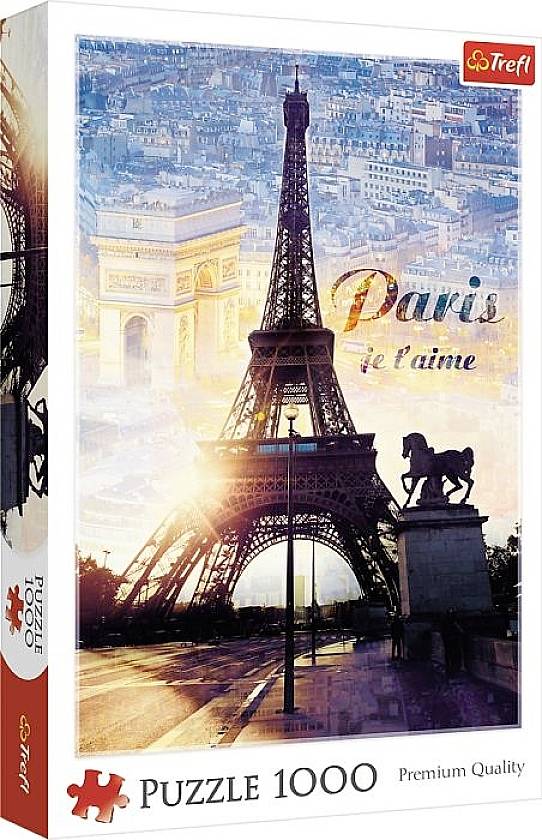 Trefl 10394 Puzzle 1000 Teile - Paris in der Dämmerung