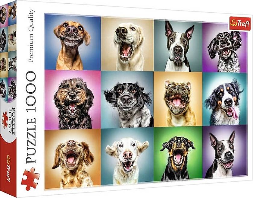 Trefl 10462 Premium Puzzle 1000 Teile - Hunde Porträts