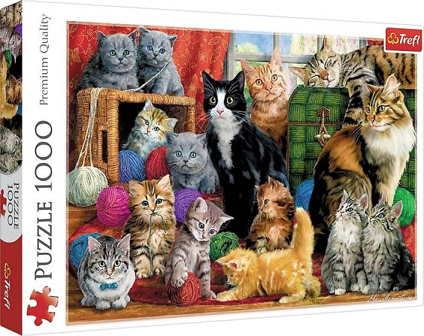 Trefl 10550 Puzzle 1000 Teile Katzen