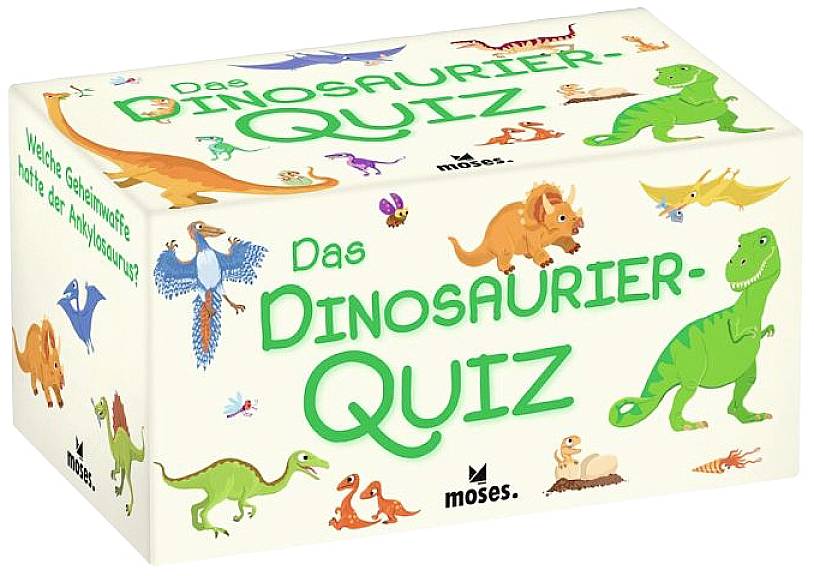 moses verlag Das Dinosaurier-Quiz 90376 Anzahl Spieler (max.): 5