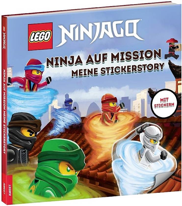 LGO NIN Ninja auf Mission Stickerstory