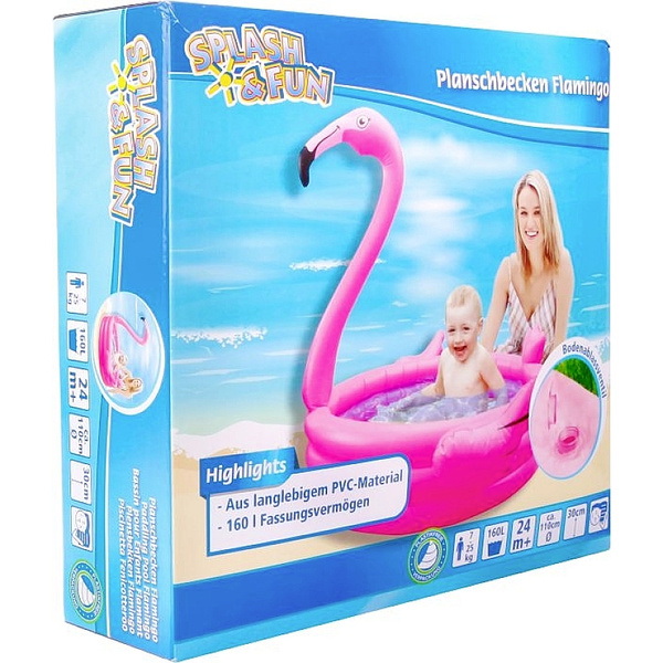 Splash und Fun Planschbecken Flamingo 100cm