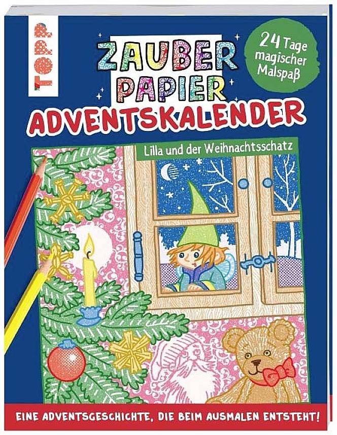 Zauberpapier Adventskalender - Lilla und der Weihnachtsschatz
