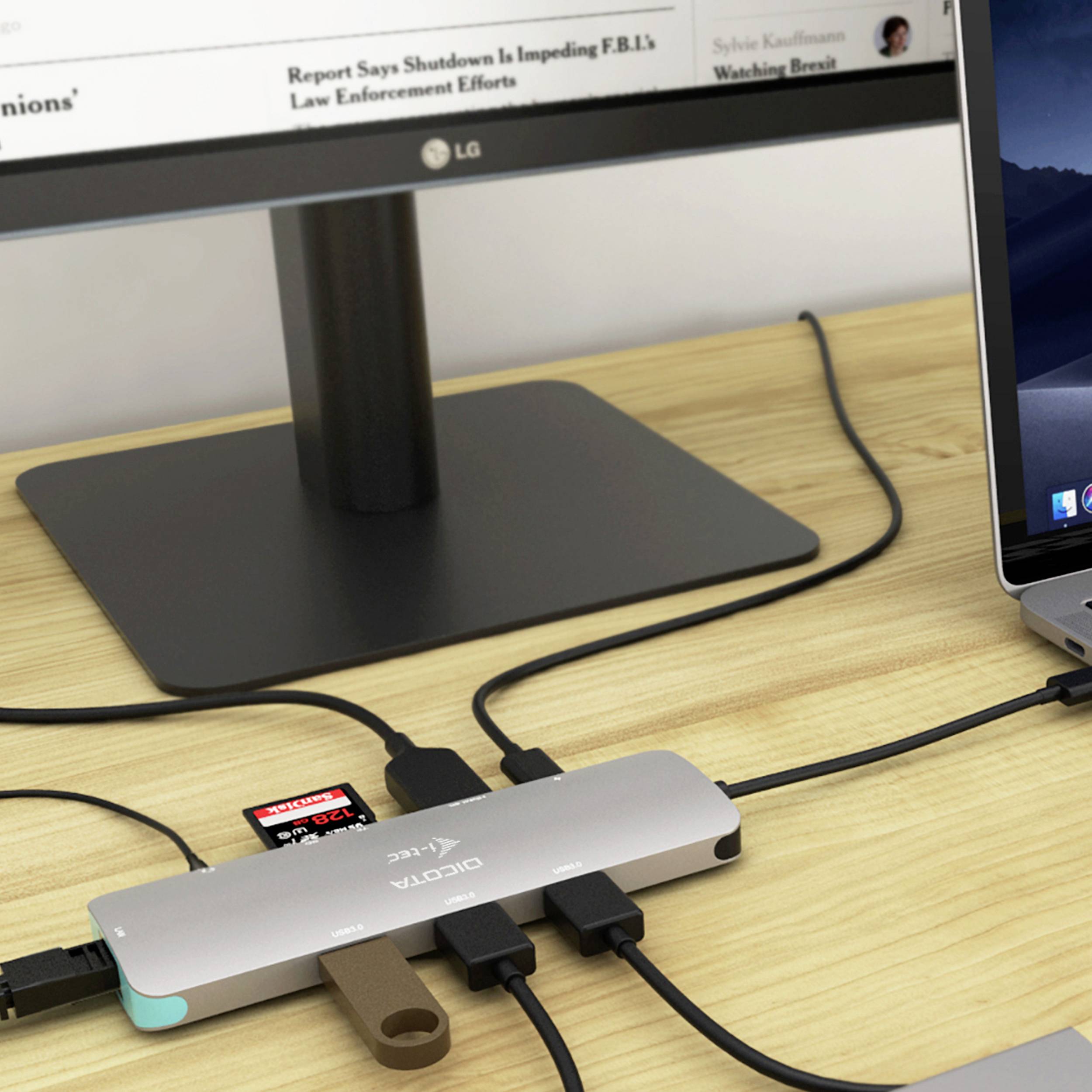 Dicota USB-C® Dockingstation D31954 Passend für Marke Dockingstations: Universal