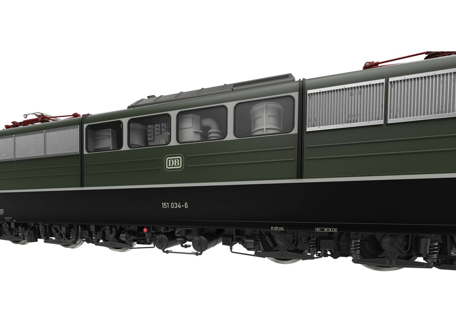 Märklin 55251 Spur 1 E-Lok BR 151 grün der DB