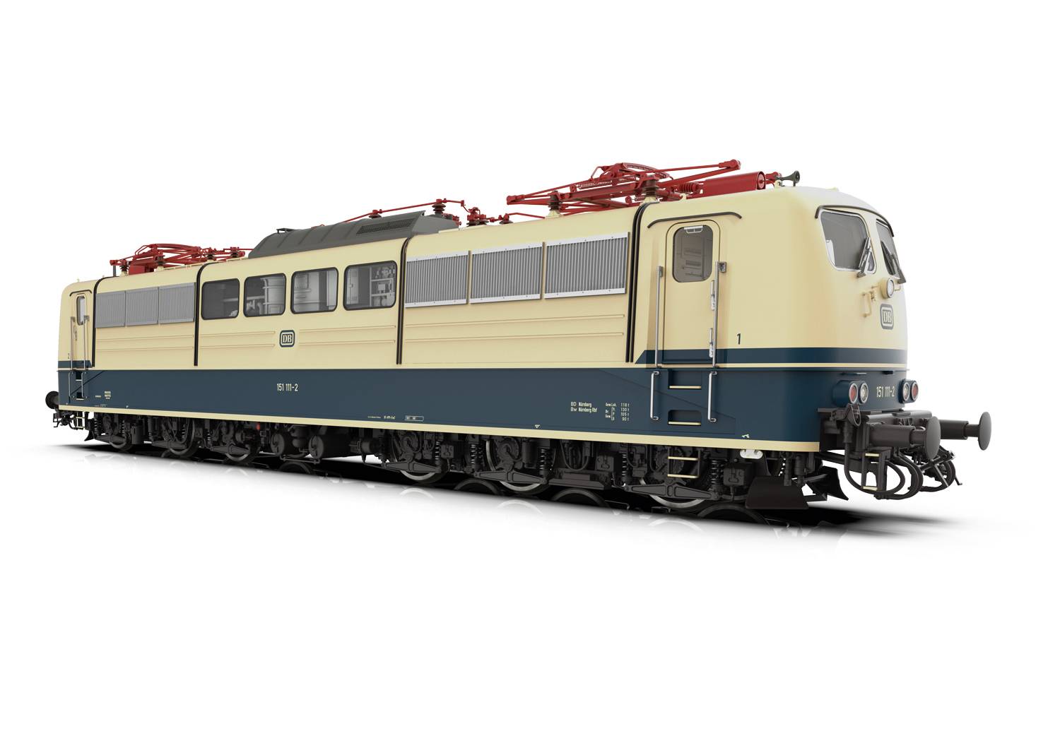 Märklin 55252 Spur 1 E-Lok BR 151 ozeanblau/beige der DB