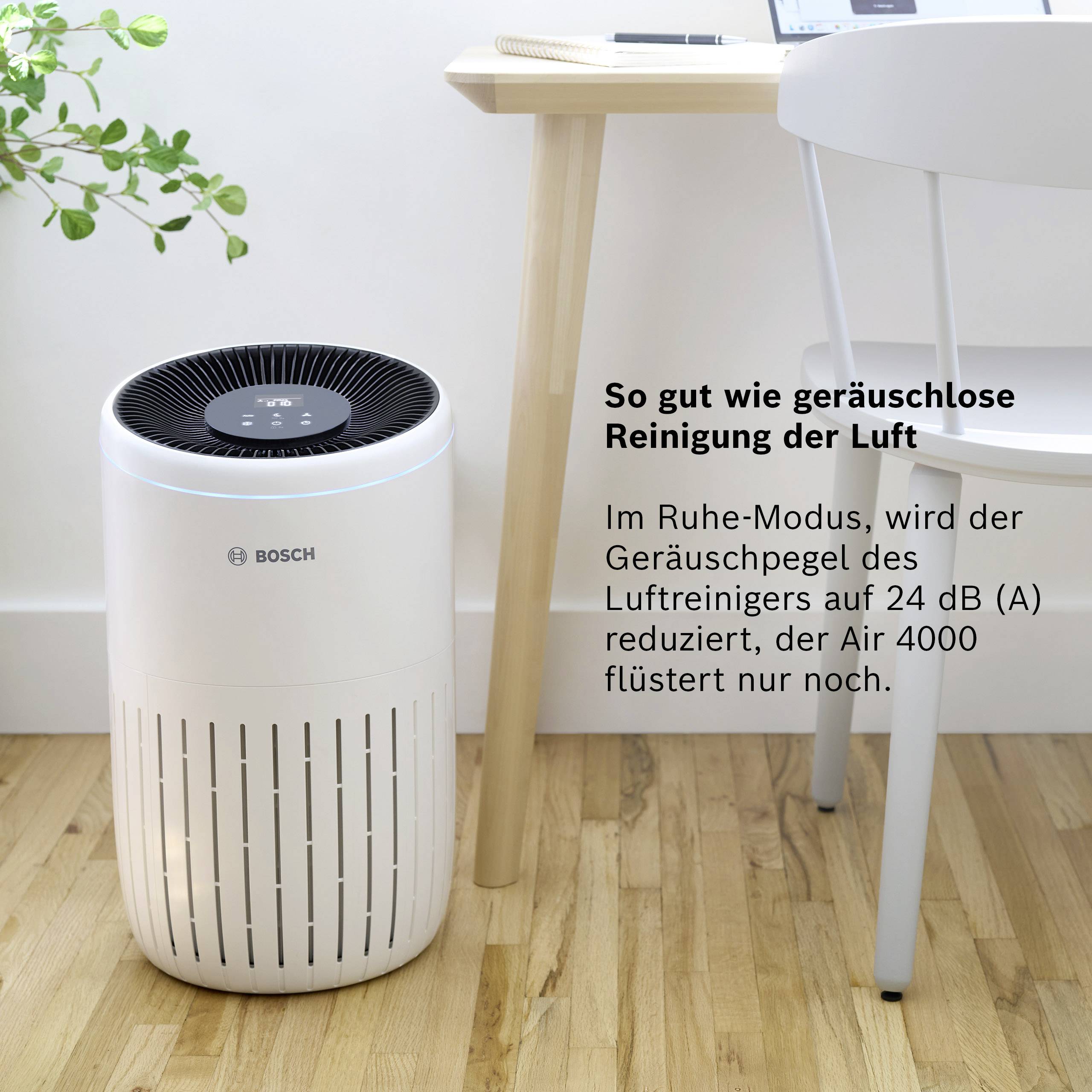Bosch Home Comfort 7733701943 Air 4000 Luftreiniger 62m² Weiß, Schwarz