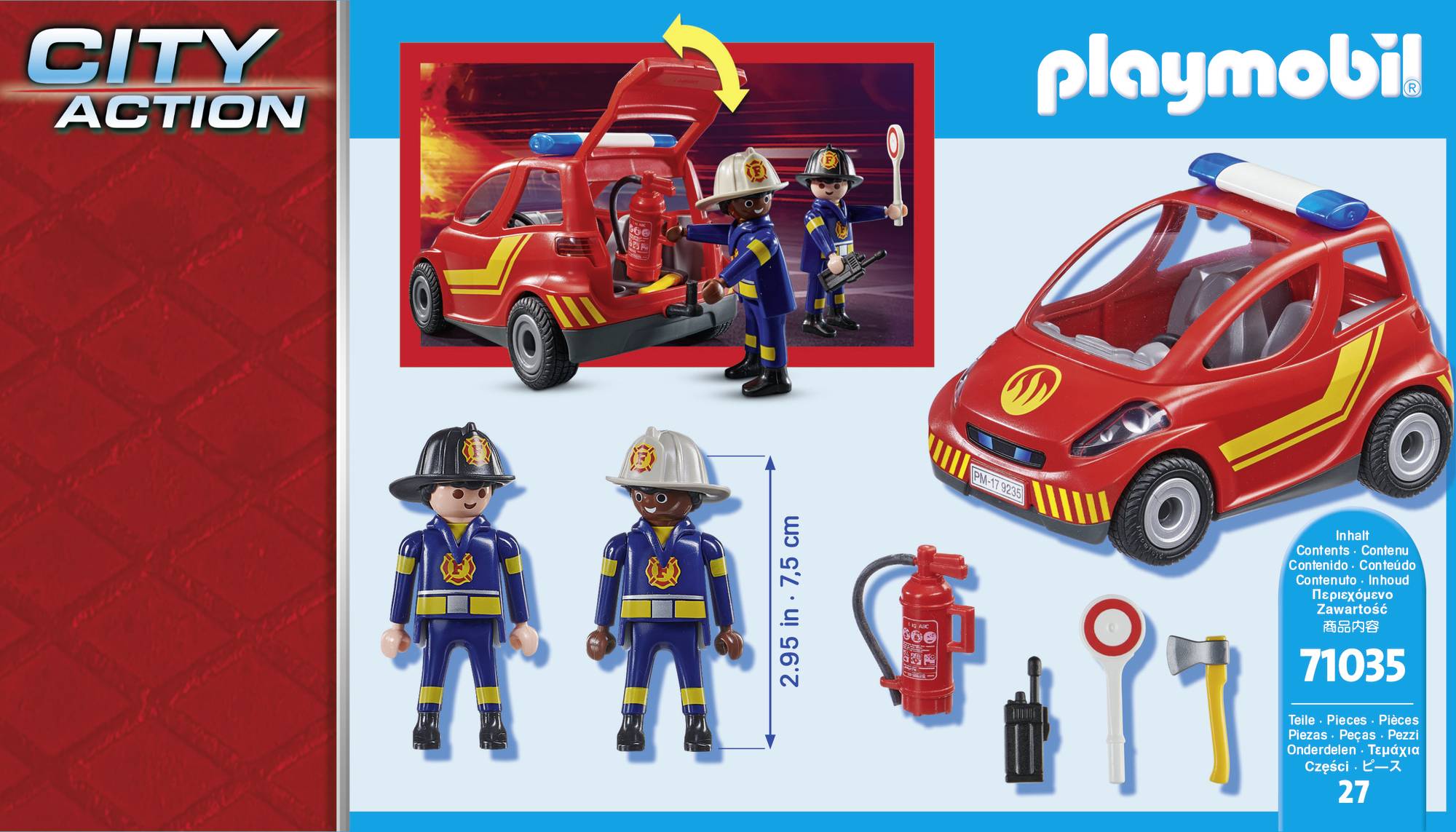 Playmobil® City Action Feuerwehr Kleinwagen 71035