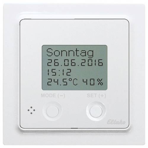 Eltako FUTH55ED/230V-wg Funk Hygrostat Reichweite max. (im Freifeld) 30 m