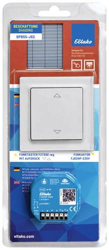 Image of Eltako BPB55-J62 Blister-Pack Funk Rolladensteuerungskit Beschattungselement Unterputz