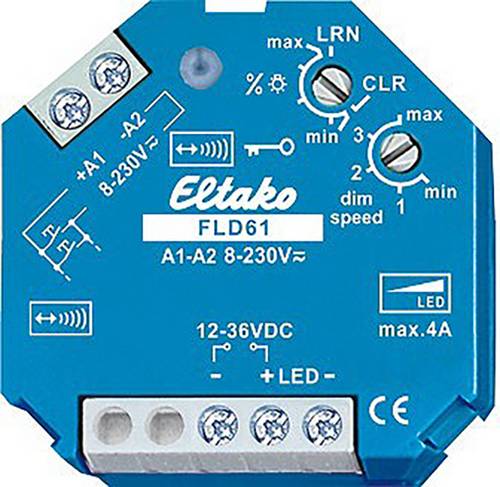 FLD61 Eltako Funk PWM-LED-Dimmschalter Dimmschalter Aufputz