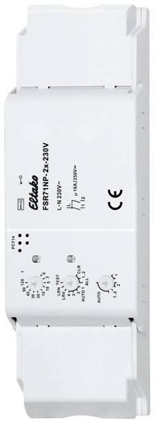 Elektronisches Gerät mit mehreren Reglern und einer LED-Anzeige auf weißem Gehäuse. Beschriftung 'Elko' und CE-Kennzeichnung sichtbar.