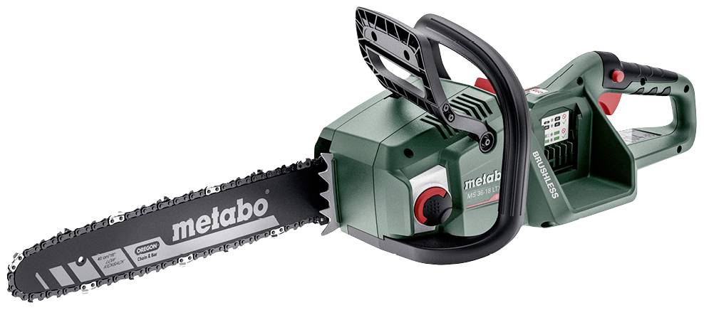 Metabo MS 36-18 LTX BL 40 Akku Kettensäge ohne Akku, ohne Ladegerät 18 V Schwertlänge 400 mm