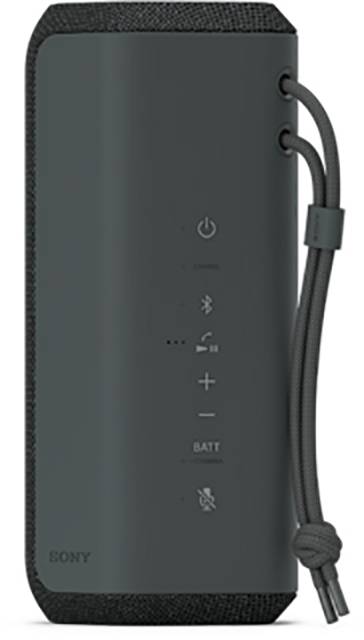 Sony SRS-XE200 Bluetooth® Lautsprecher Freisprechfunktion, staubfest, tragbar, Wasserfest Schwarz