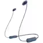 Sony WI-C100 In Ear Headset Bluetooth® Stereo Blau Headset, Klang-Personalisierung, Lautstärkeregelung, Nackenband Sony WI-C100 In Ear Headset Bluetooth® Stereo Blau Headset, Klang-Personalisierung, Lautstärkeregelung, Nackenband