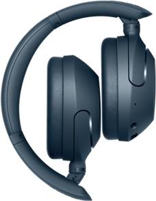Sony WH-XB910N Over Ear Headset Bluetooth® Stereo Blau Noise Cancelling Headset, Lautstärkeregelung, Schwenkbare Ohrmuscheln