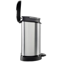 Curver DECO Bin 240568 Mülleimer 15l (B x H x T) 303 x 448 x 268mm Silber, Schwarz 1St. Curver DECO Bin 240568 Mülleimer 15l (B x H x T) 303 x 448 x 268mm Silber, Schwarz 1St.