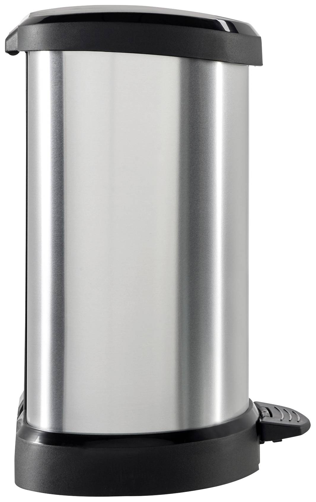 Curver DECO Bin 240568 Mülleimer 15l (B x H x T) 303 x 448 x 268mm Silber, Schwarz 1St.