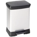 Curver DECO Bin 240638 Mülleimer 30l (B x H x T) 390 x 510 x 290mm Silber, Schwarz 1St. Curver DECO Bin 240638 Mülleimer 30l (B x H x T) 390 x 510 x 290mm Silber, Schwarz 1St.
