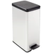 Curver DECO Bin 240640 Mülleimer 40l (B x H x T) 250 x 610 x 420mm Silber, Schwarz 1St. Curver DECO Bin 240640 Mülleimer 40l (B x H x T) 250 x 610 x 420mm Silber, Schwarz 1St.