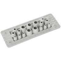 Trelleborg MH-24 F 17-2 LIGHT GREY UL94 V-0 IP65 | TPE | Screw Durchführungsplatte TPE Grau 1St. Trelleborg MH-24 F 17-2 LIGHT GREY UL94 V-0 IP65 | TPE | Screw Durchführungsplatte TPE Grau 1St.