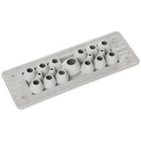 Trelleborg MH-24 F 17-3 LIGHT GREY UL94 V-0 IP65 | TPE | Screw Durchführungsplatte TPE Grau 1St. Trelleborg MH-24 F 17-3 LIGHT GREY UL94 V-0 IP65 | TPE | Screw Durchführungsplatte TPE Grau 1St.