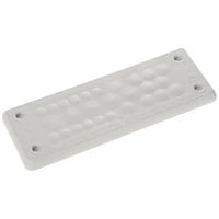 Trelleborg MH-24 F27-1 LIGHT GREY UL94 V-0 IP65 | TPE | Screw Durchführungsplatte TPE Grau 1St. Trelleborg MH-24 F27-1 LIGHT GREY UL94 V-0 IP65 | TPE | Screw Durchführungsplatte TPE Grau 1St.