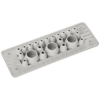 Trelleborg MH-24 F 22-1 LIGHT GREY UL94 V-0 IP65 | TPE | Screw Durchführungsplatte TPE Grau 1St. Trelleborg MH-24 F 22-1 LIGHT GREY UL94 V-0 IP65 | TPE | Screw Durchführungsplatte TPE Grau 1St.