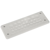 Trelleborg MH-24 F 30-3 LIGHT GREY UL94 V-0 IP65 | TPE | Screw Durchführungsplatte TPE Grau 1St. Trelleborg MH-24 F 30-3 LIGHT GREY UL94 V-0 IP65 | TPE | Screw Durchführungsplatte TPE Grau 1St.