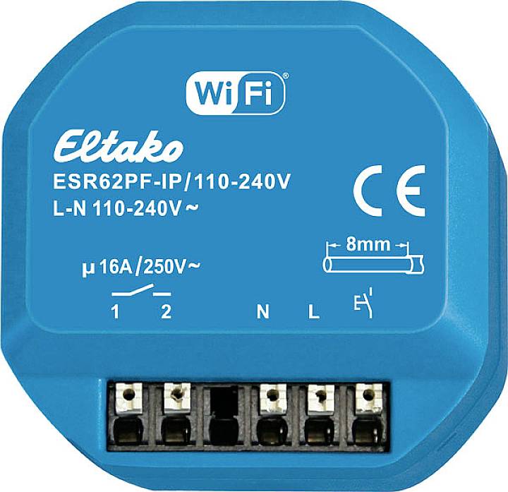 ESR62PF-IP/110-240V Eltako Funk Funk-Stromstoß-Schaltrelais Unterputz