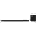Samsung HW-Q600B Soundbar Schwarz Dolby Atmos®, Bluetooth®, USB, inkl. kabelgebundenem Subwoofer