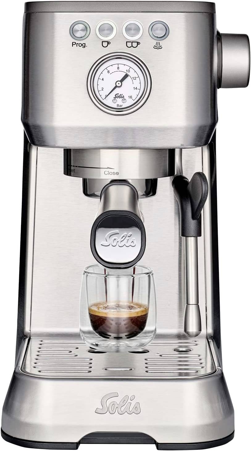 Solis Barista Perfetta Plus Espressomaschine mit Siebträger Silber