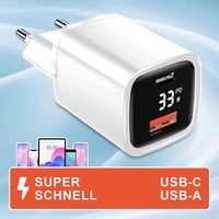 Eaxus Dual Port USB Ladegerät 33W 1x USB-A, 1x USB-C® Weiß Innenbereich Eaxus Dual Port USB Ladegerät 33W 1x USB-A, 1x USB-C® Weiß Innenbereich