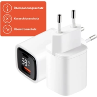 Eaxus Dual Port USB Ladegerät 33W 1x USB-A, 1x USB-C® Weiß Innenbereich Eaxus Dual Port USB Ladegerät 33W 1x USB-A, 1x USB-C® Weiß Innenbereich
