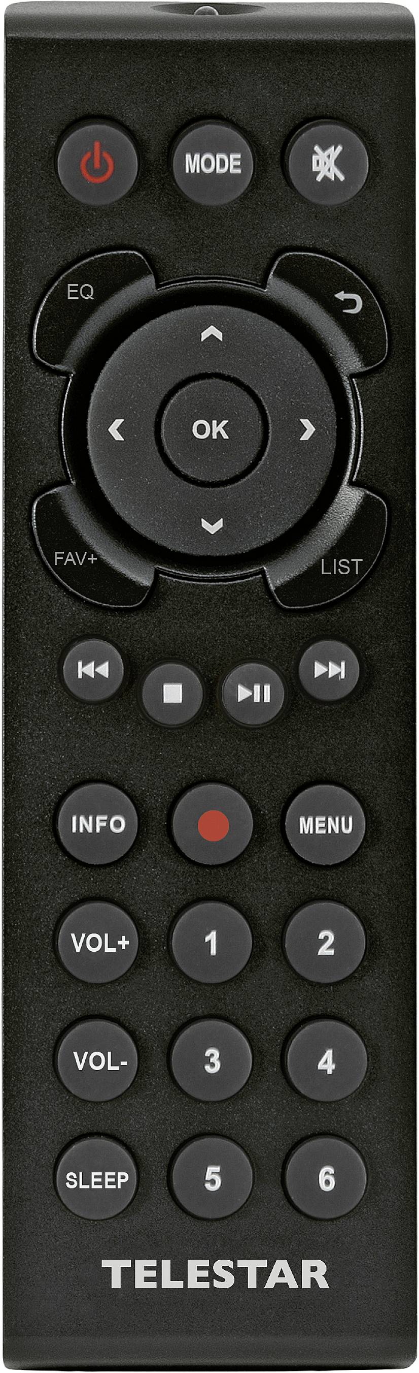 Telestar DIRA M 1A mobil Internet Tischradio Internet, DAB+, UKW AUX, Bluetooth®, DLNA, USB, WLAN, Internetradio Aufnahmefunktion