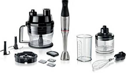 Bosch Haushalt ErgoMaster Serie 6 Stabmixer 1200W mit Messbecher, mit Mixbecher, Multifunktion, Schneebesenaufsatz, BPA-frei