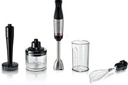Bosch Haushalt ErgoMaster Serie 6 Stabmixer 1000W mit Messbecher, mit Mixbecher, Multifunktion, Schneebesenaufsatz, BPA-frei