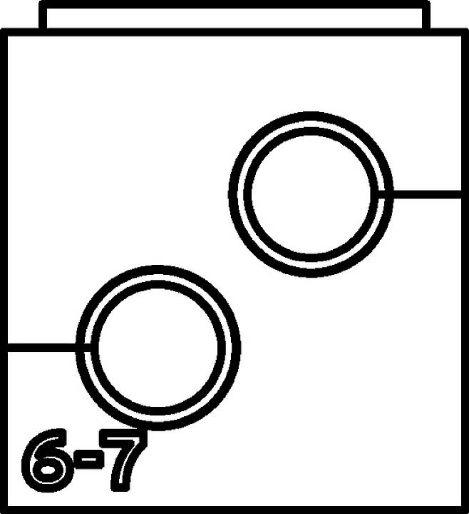 HellermannTyton VP-S_/6-7_Ins-dbl-PL-BK (20) Zweifachtülle halogenfrei Kunststoff Schwarz 20St.