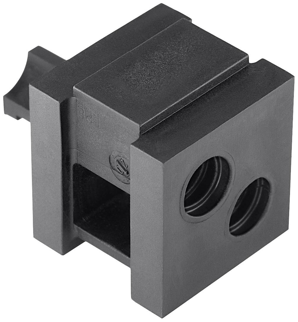 HellermannTyton VP-S_2/7-8_Ins-dbl-PL-BK (20) Zweifachtülle halogenfrei Kunststoff Schwarz 20St.