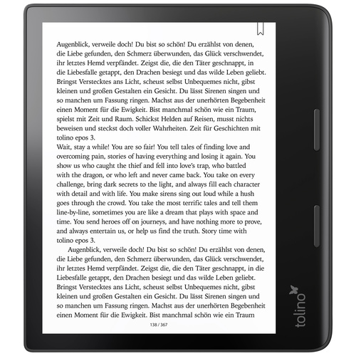 Tolino epos 3 eBook-Reader 20.3cm (8 Zoll) Schwarz