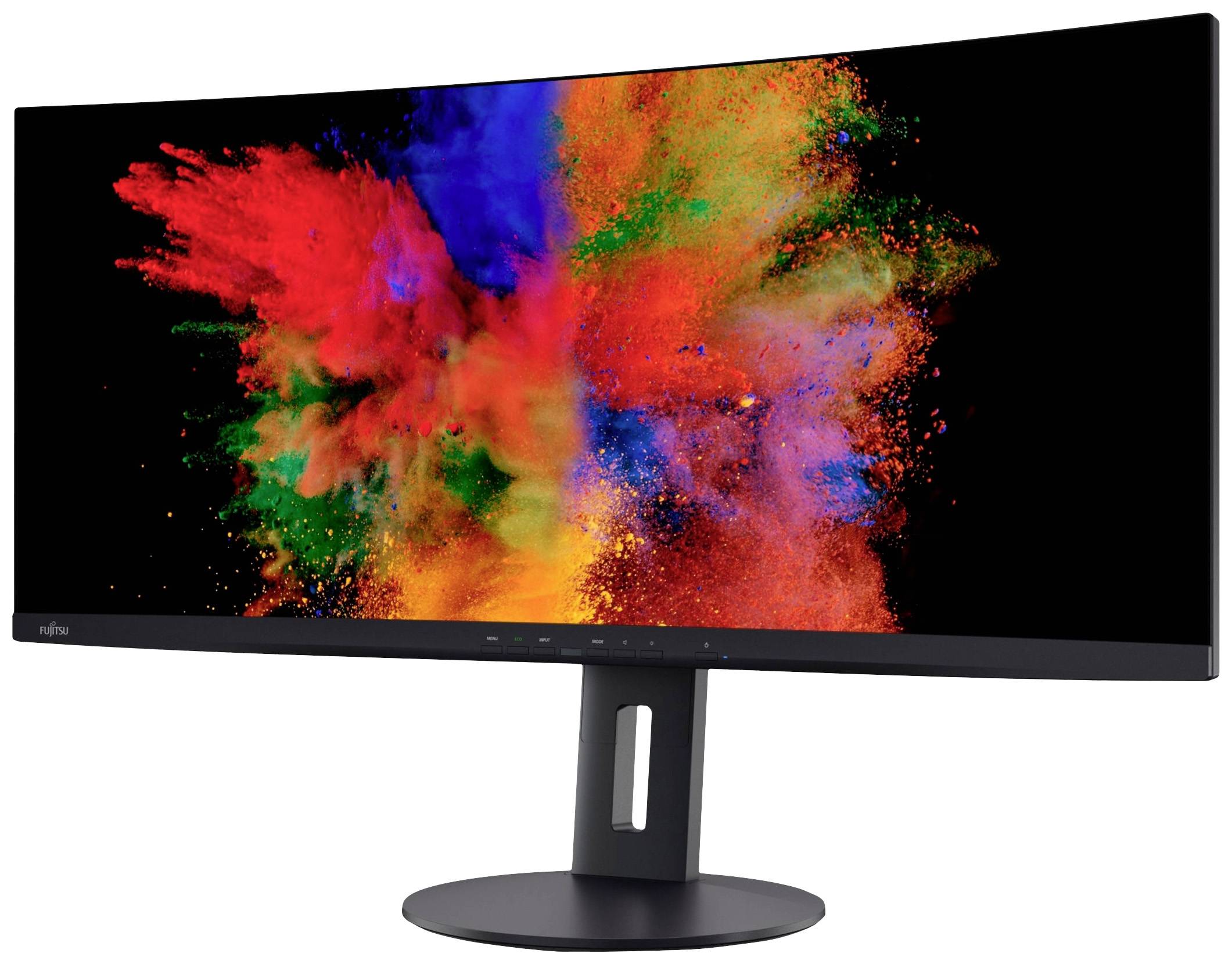 Fujitsu P34-9 U LED-Monitor EEK G (A - G) 86.4 cm (34 Zoll) 3440 x 1440 Pixel 21:9 5 ms DisplayPort, HDMI®, VGA, Audio, 2.0 (3.5 mm Klinke), USB 3.2