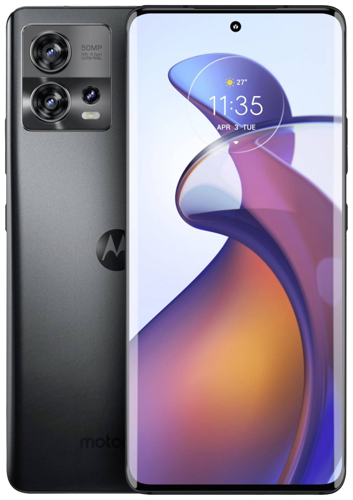 Motorola edge30 Fusion 128GB Grau 16.6cm (6.55 Zoll) Smartphone