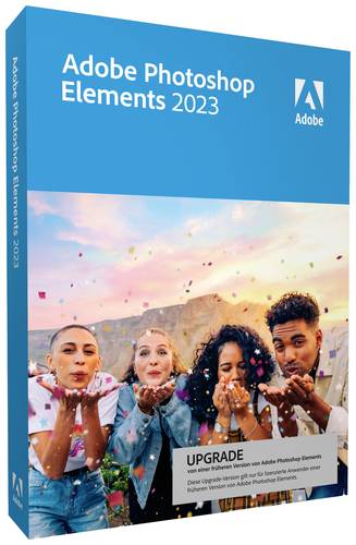 Adobe Photoshop Elements 2023 Jahreslizenz, 1 Lizenz Windows, Mac Bildbearbeitung