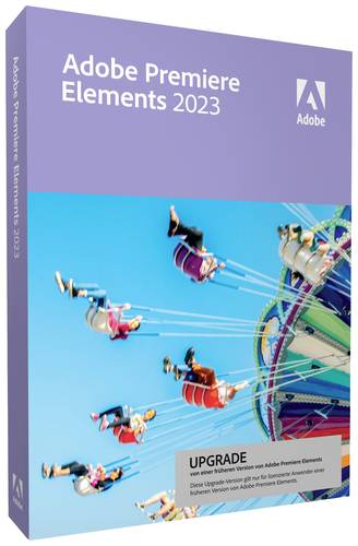 Adobe Premiere Elements 2023 Upgrade, 1 Lizenz Windows, Mac Bildbearbeitung