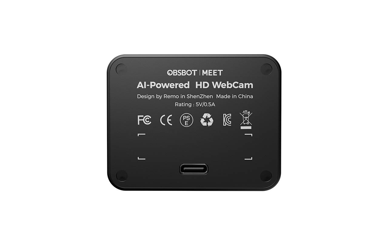 Obsbot Meet Full HD-Webcam 1920 x 1080 Pixel Klemm-Halterung