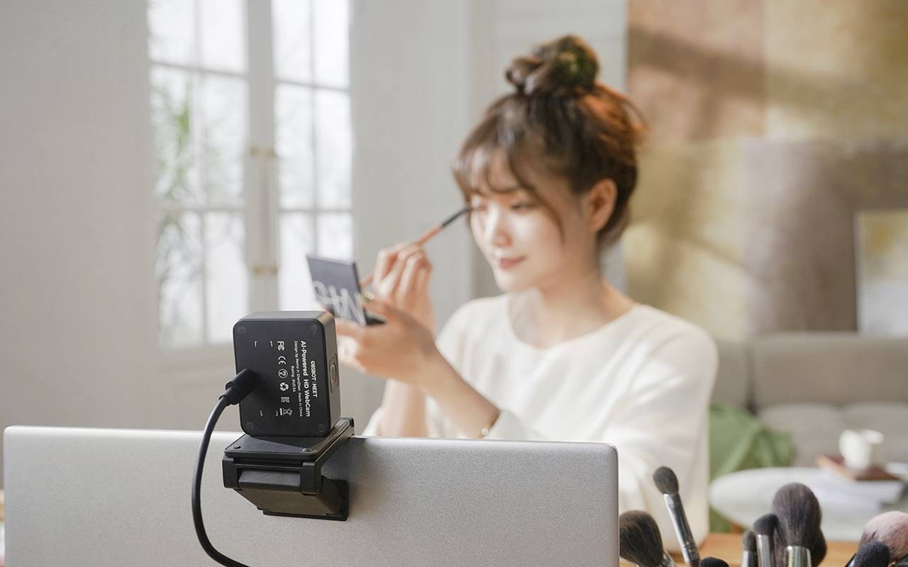 Obsbot Meet 4K 4K-Webcam 3840 x 2160 Pixel Klemm-Halterung